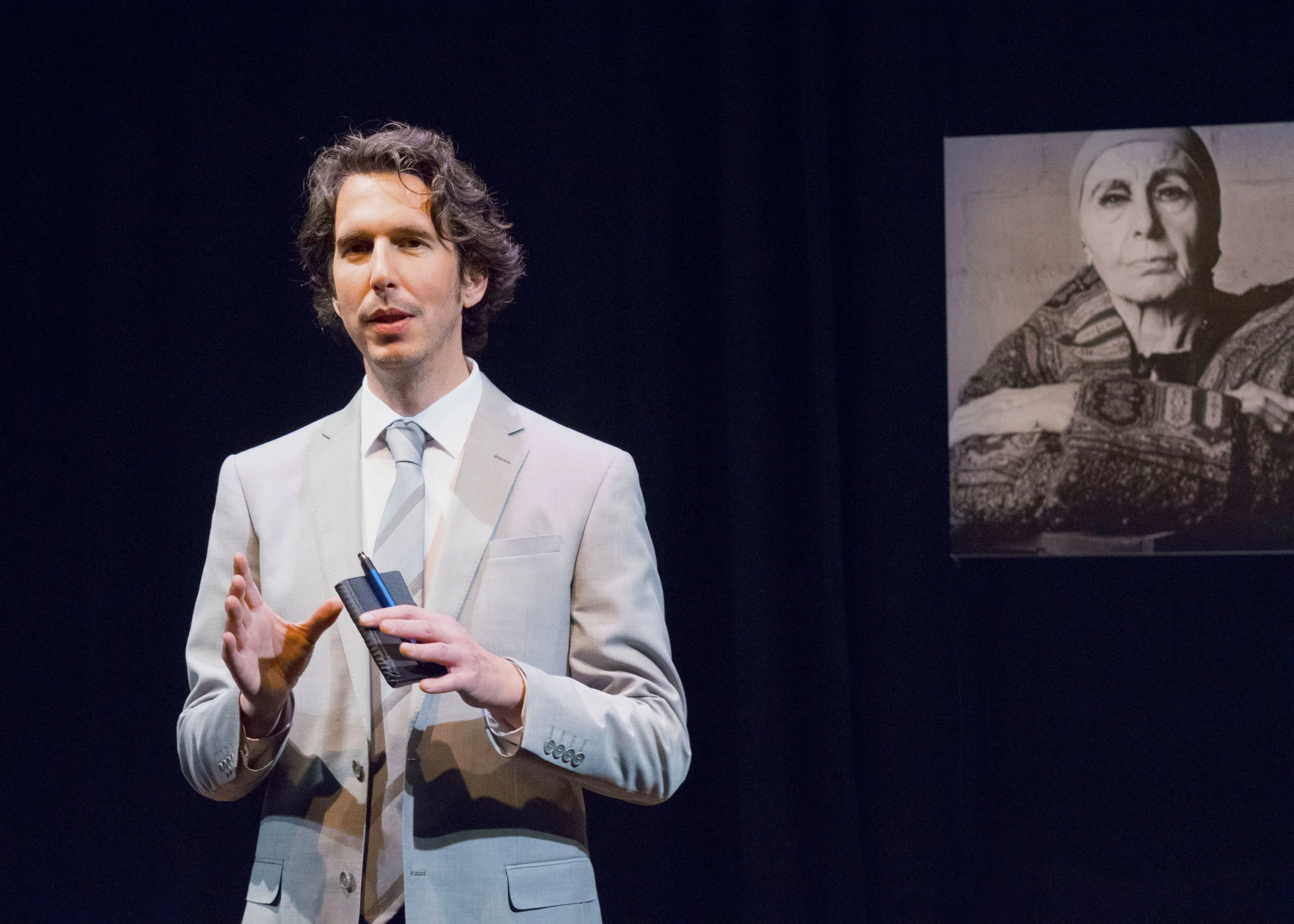 James Liebman in the west coast premiere of Edward Albee’s Occupant at the Garry Marshall Theatre. Photo by Chelsea Sutton.