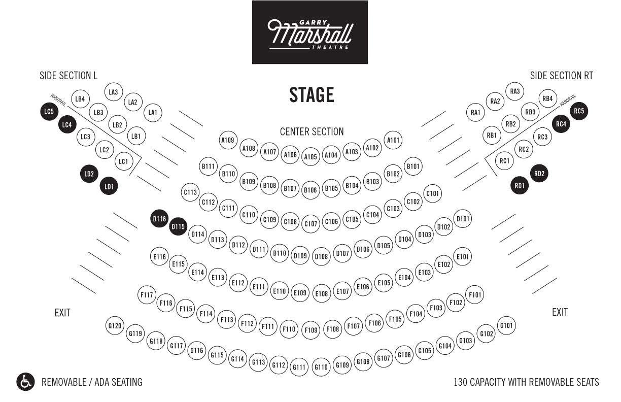 Luther Burbank Seating Chart