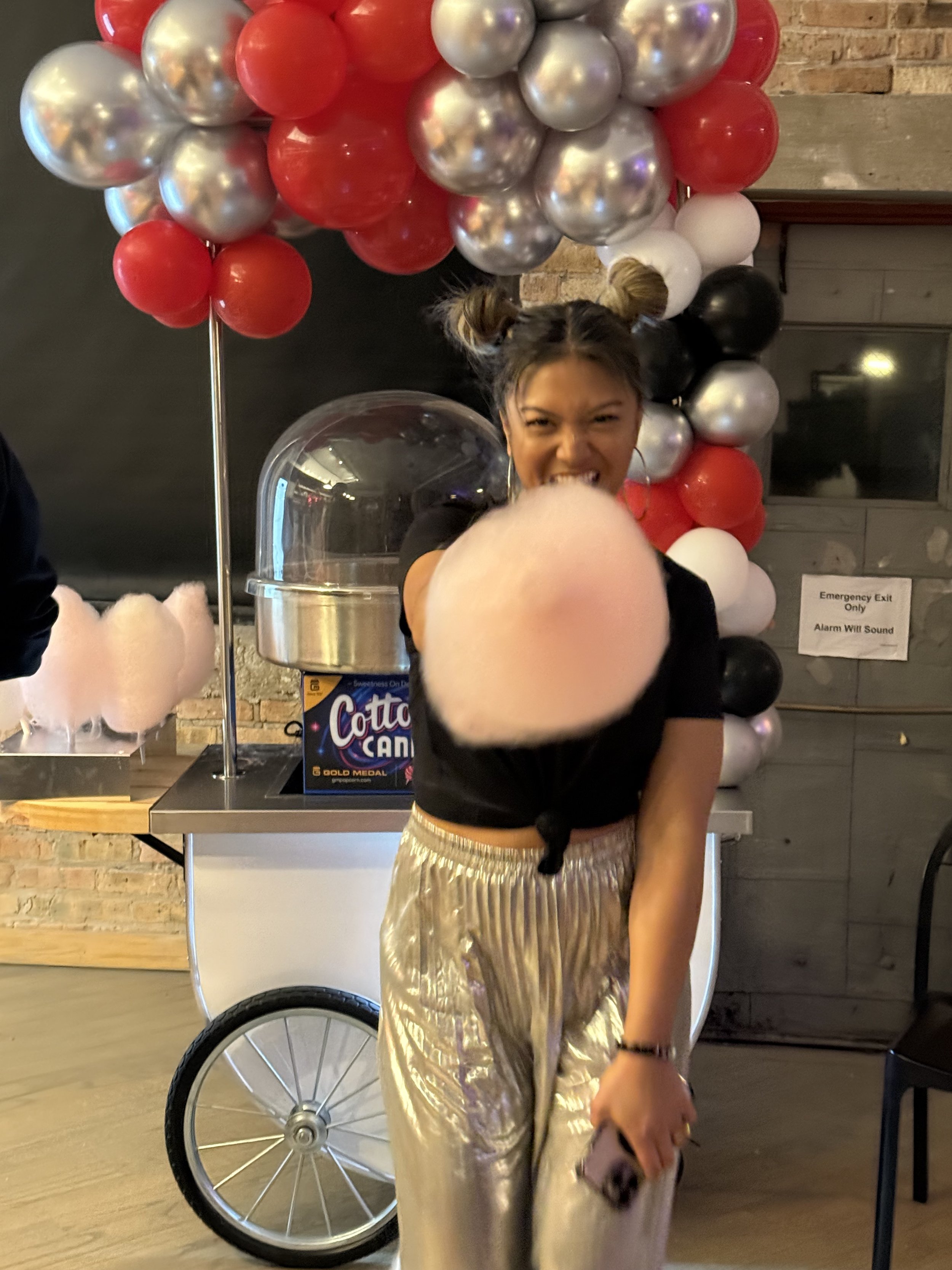 Mobile Cotton Candy Cart and Nike