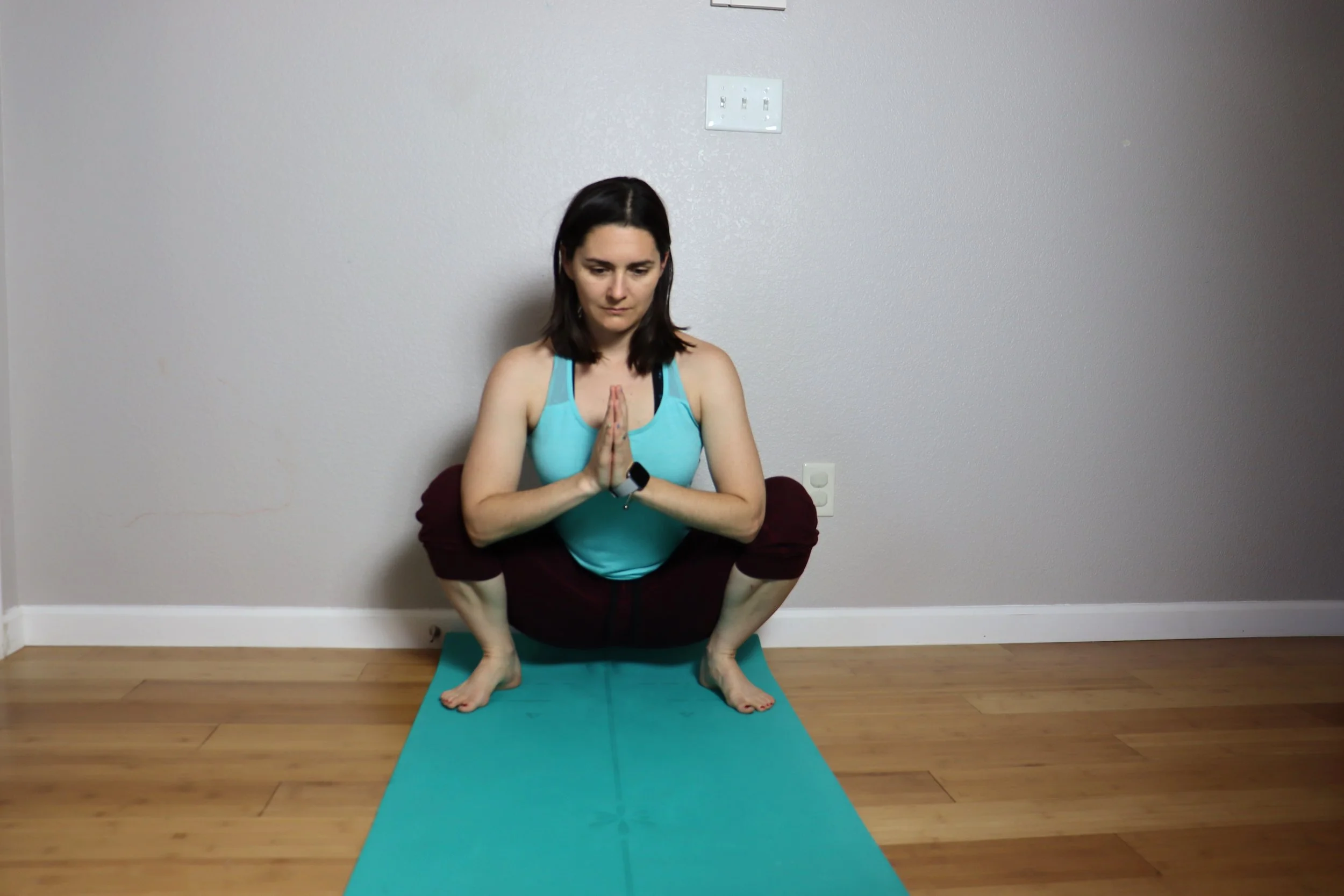 Yoga Poses for Leg Length Discrepancy: Yogic Squat (Malasana)