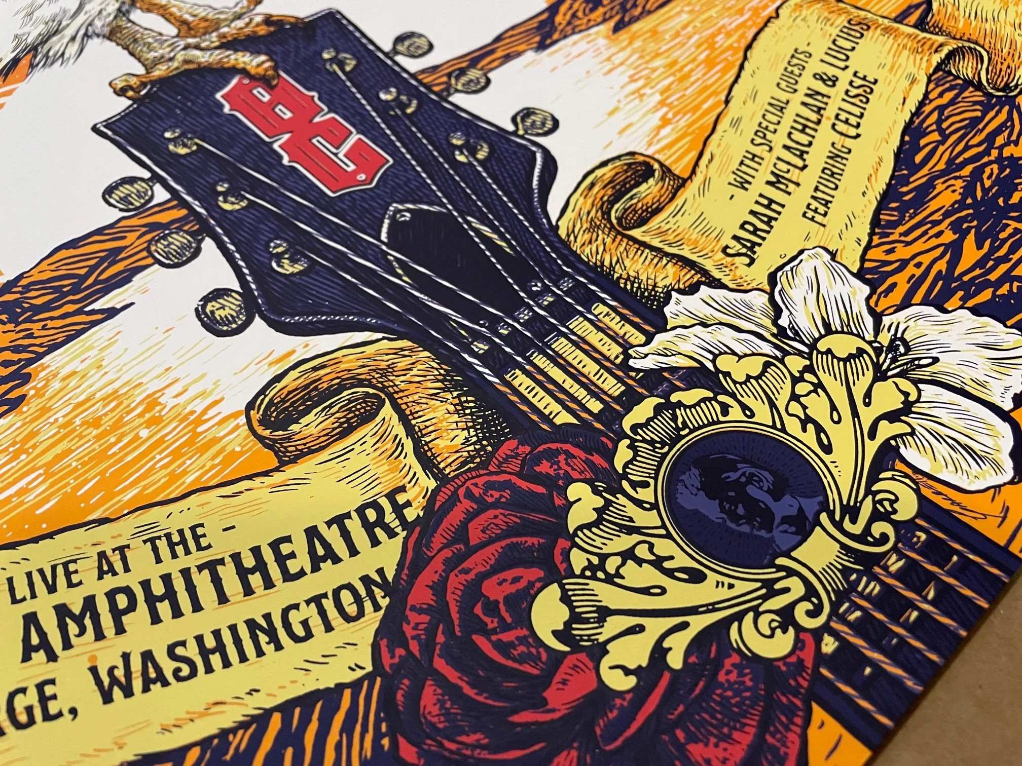 ARTIST PROOF Brandi Carlile Amphitheatre June 11th 2022