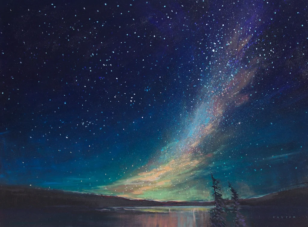 Lake Milky Way 30x40 - Available
