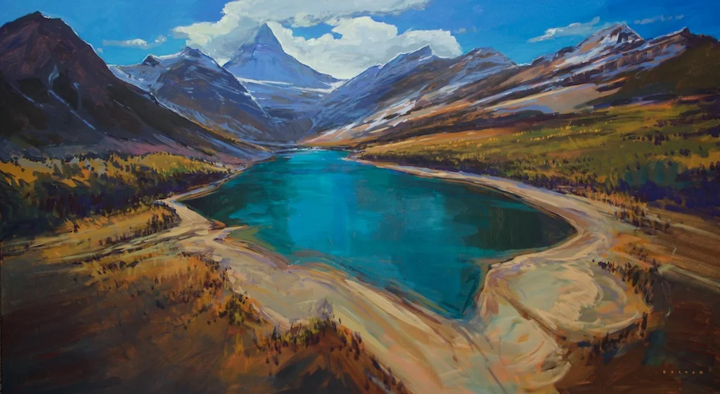 Larch Magic under Assiniboine 40x72 - Available