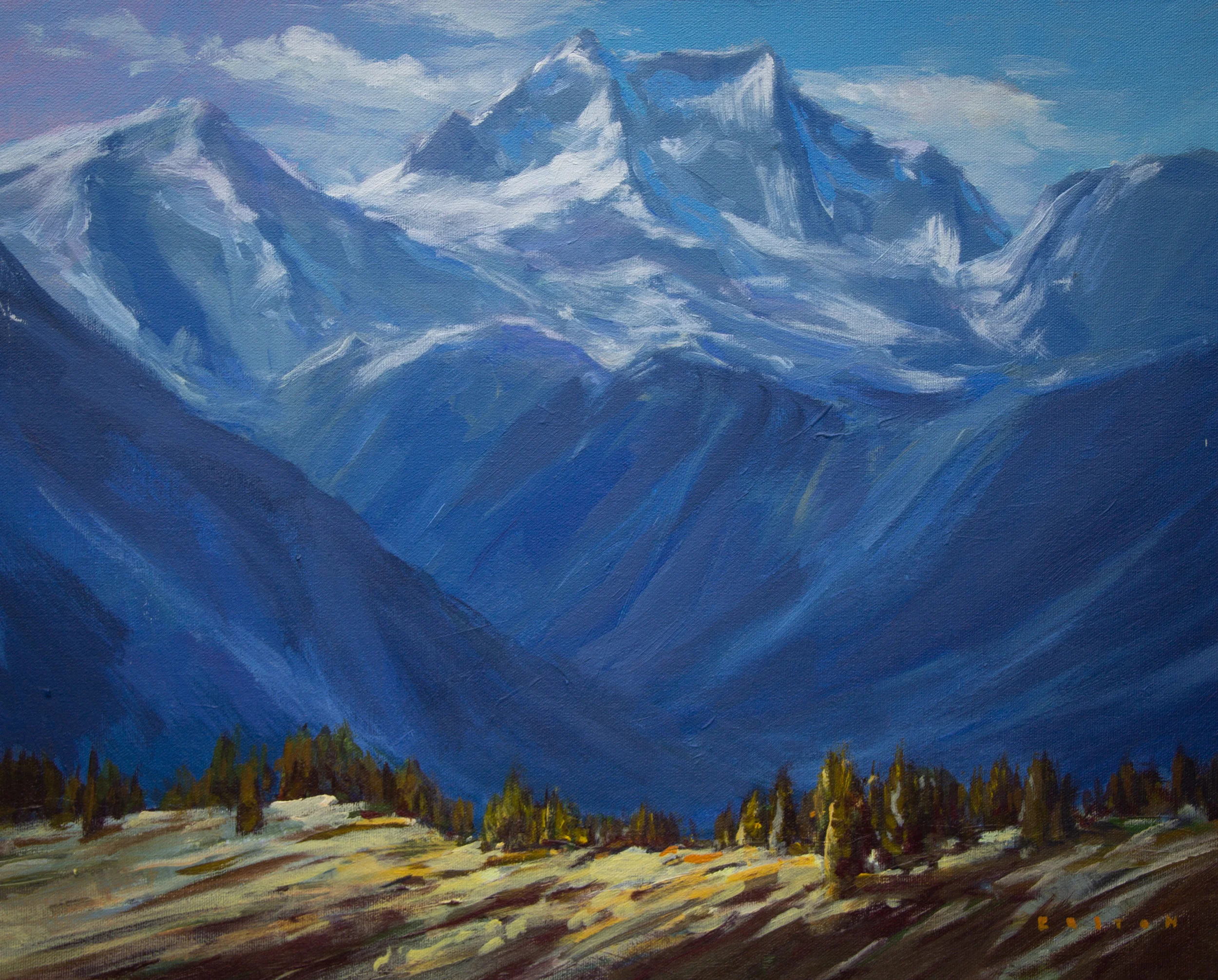 Peak in the Clouds 16"x20" - Sold