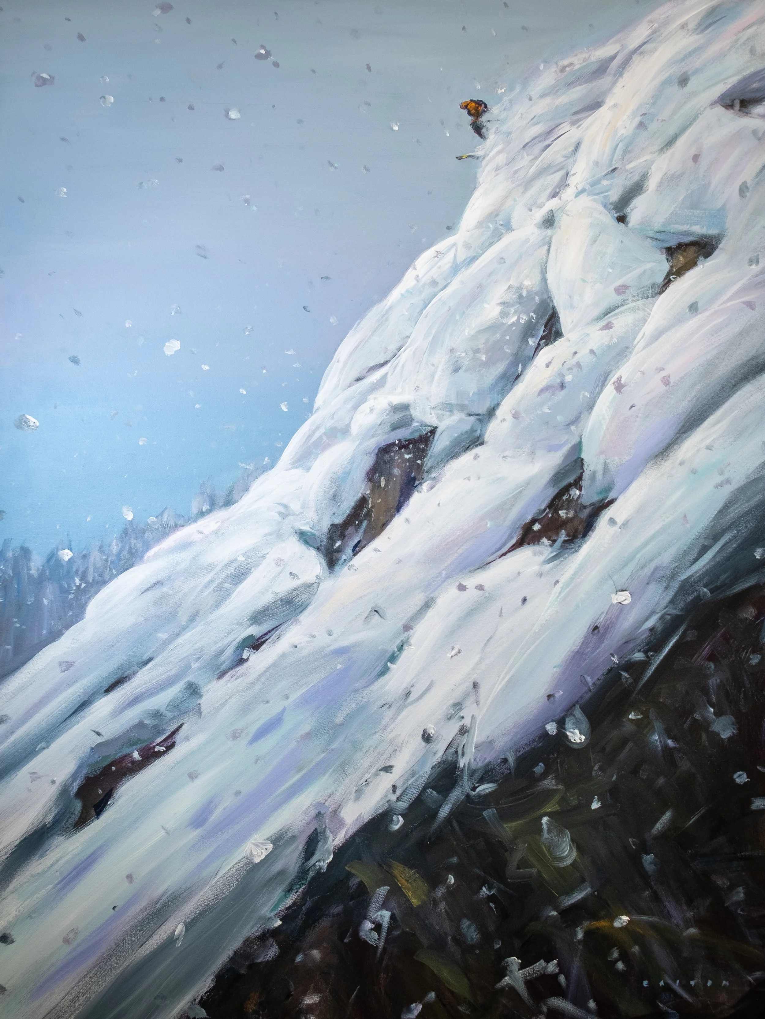 Still snowing 48"x36" available