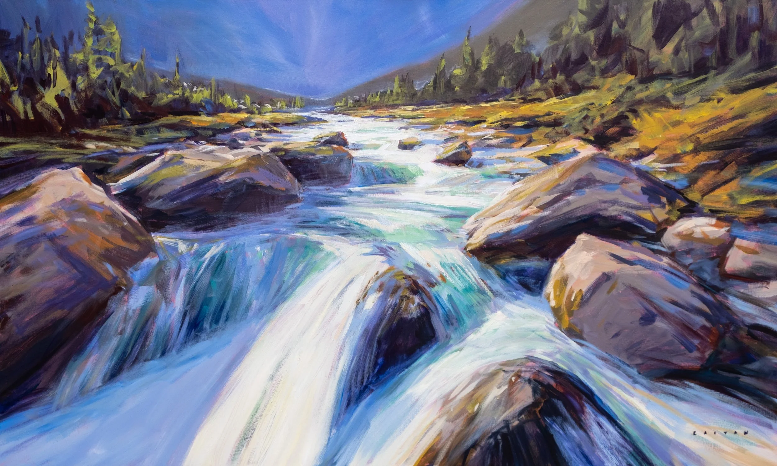 Feel the Rush 36"x60" Sold