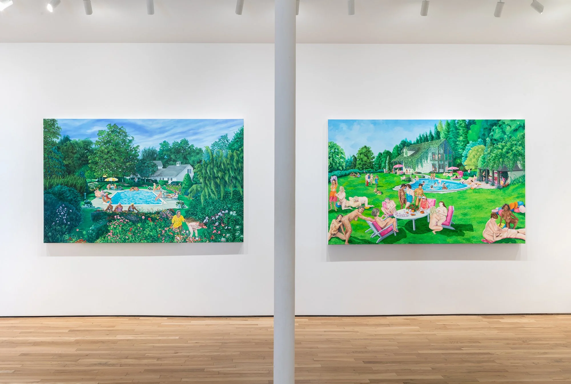 Samantha Nye,  Attractive People Doing Attractive Things in Attractive Places , 2022 (installation view). Photo credit: Adam. Reich.