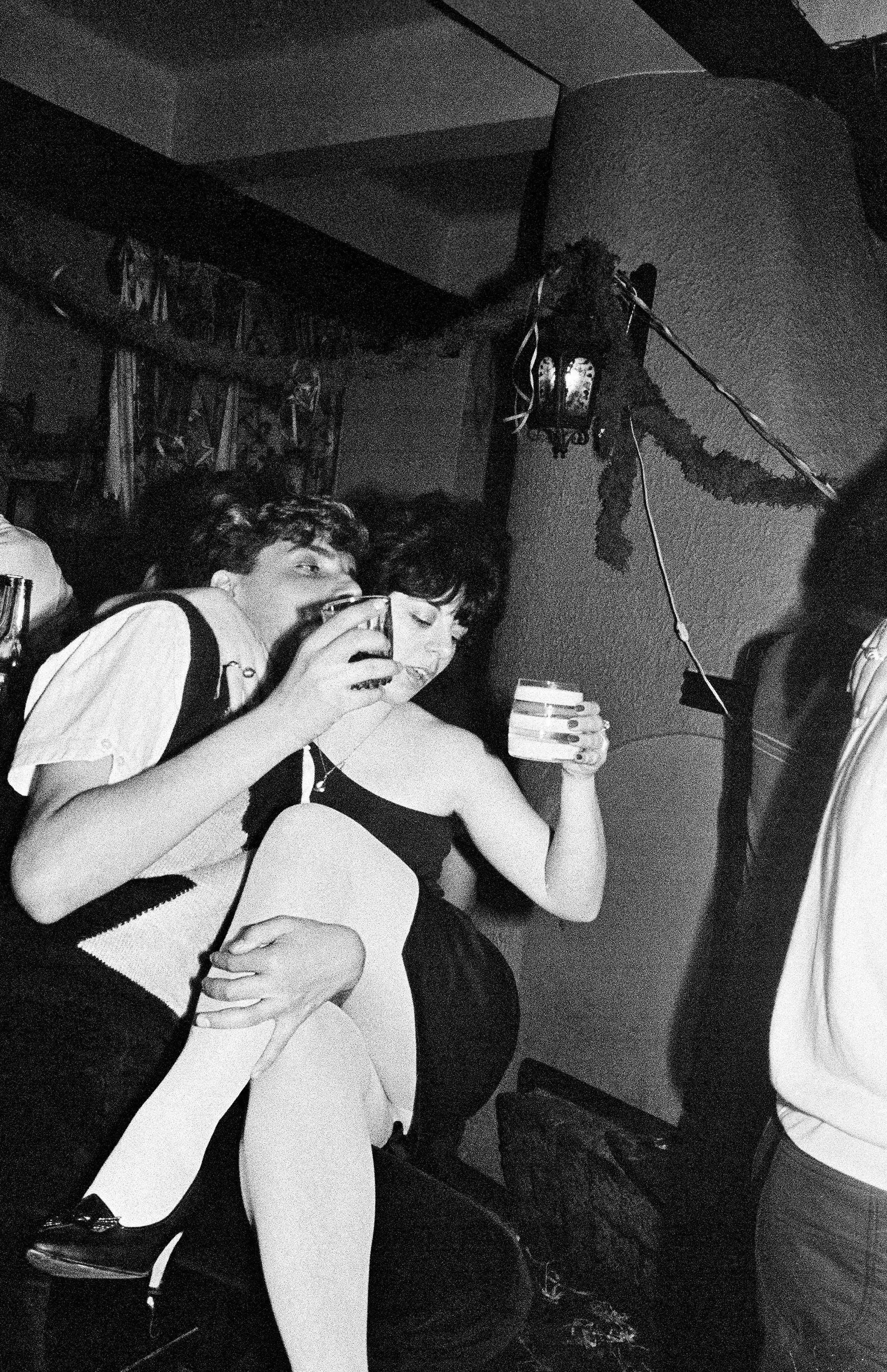   Libuše Jarcovjáková,  Untitled, from the series T-Club , ca. 1980s / 2026, Archival Pigment Print on Hahnemühle Photo Rag Baryta, 21 1/2 × 18 inches.  