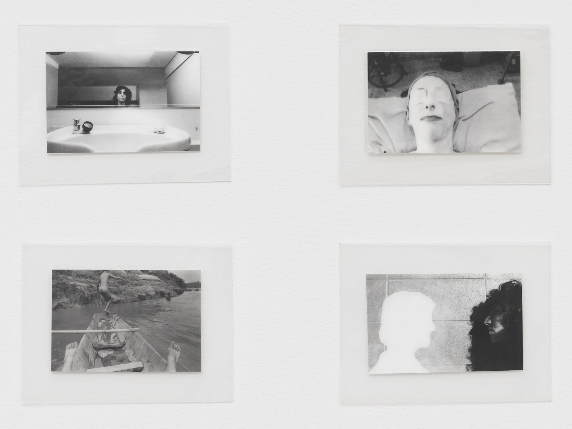   Abby Robinson,  AutoWorks , ca. 1971–2010s (detail), Gelatin silver prints, laminated, 3 x 4 inches (each). Photo credit: Matt Grubb.  