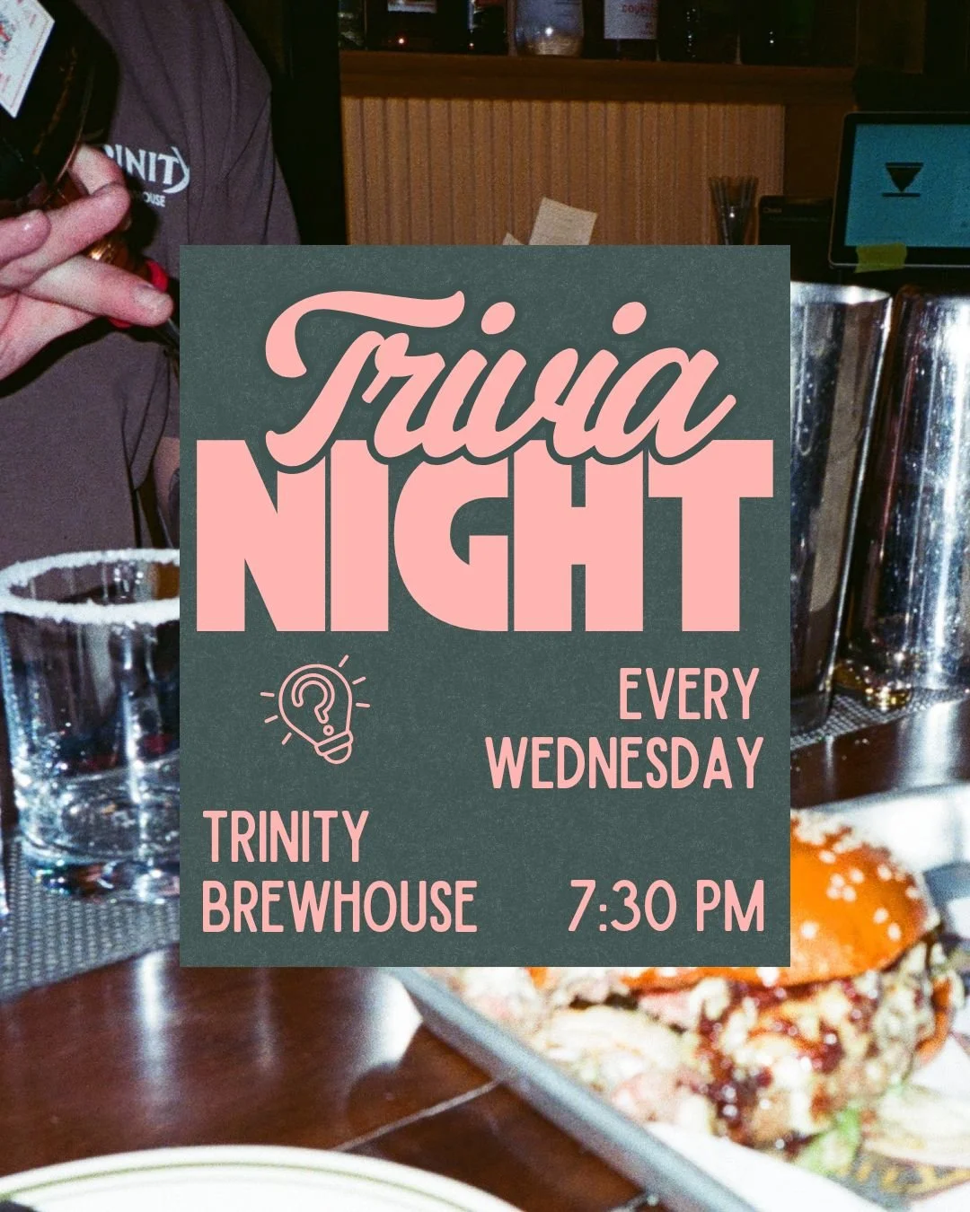 Trivia Night every Wednesday at Trinity Brewhouse