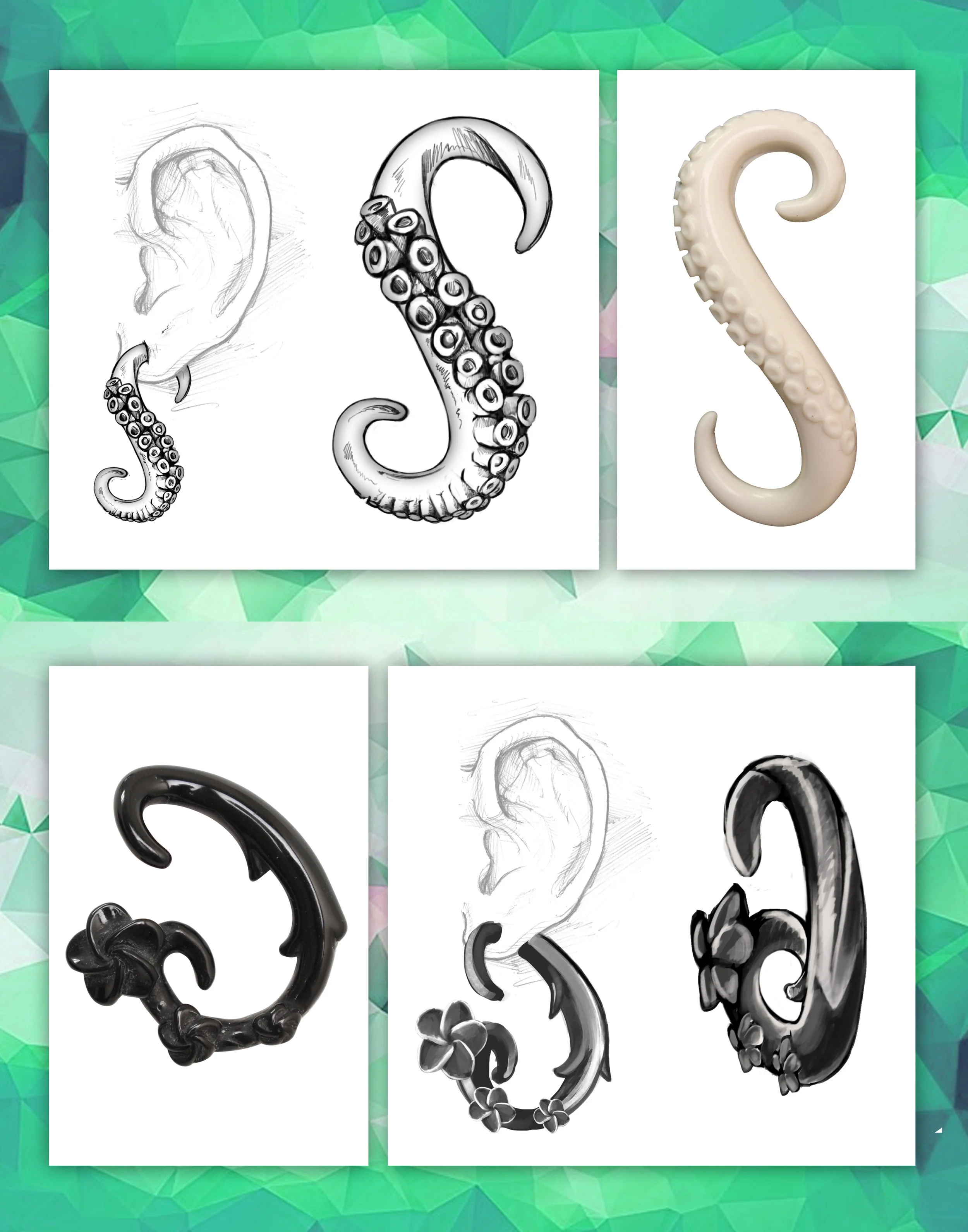 Earring/Gauges Product Design