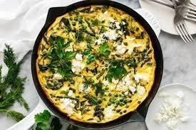 Goat Cheese and Vegetable Frittata