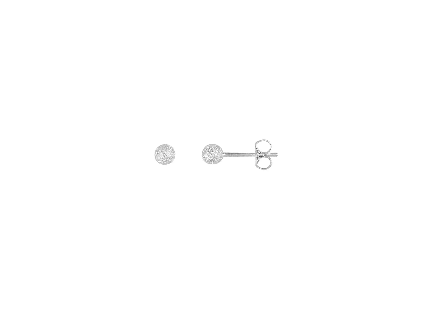 4mm stardust ball earrings
