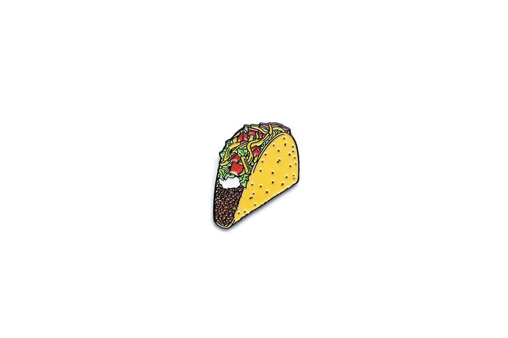 Yesterdays pin, crunchy taco