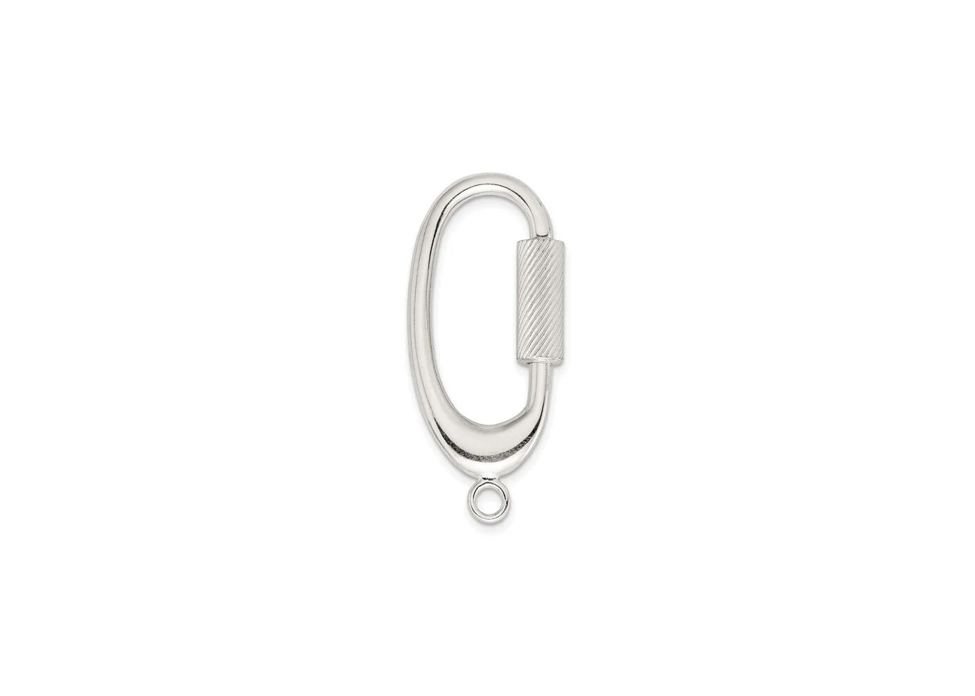 Locking carabiner component