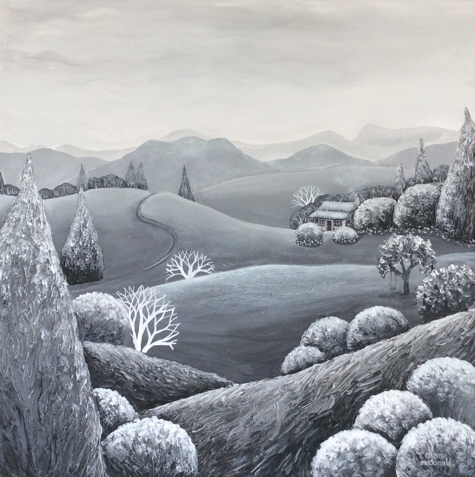 Mountains In The Mist (SOLD)