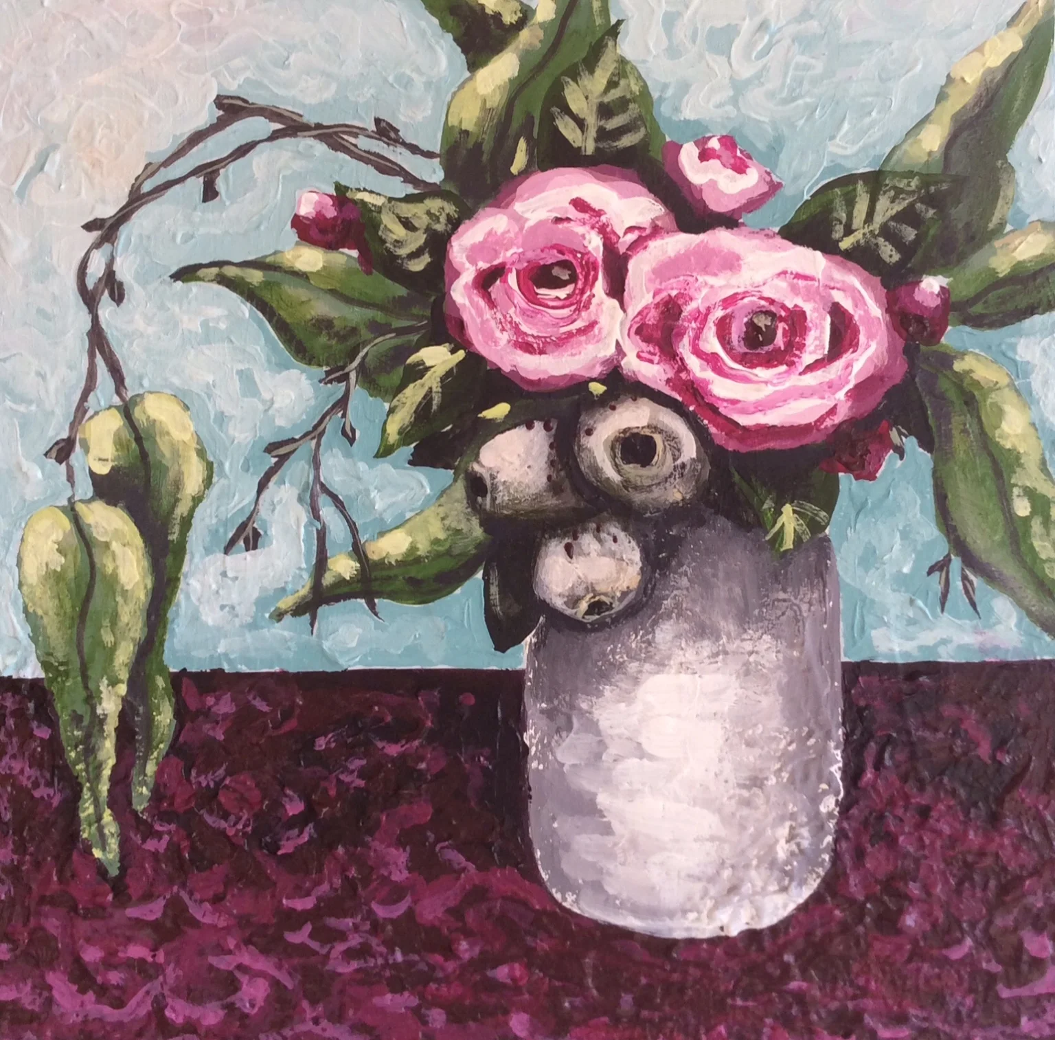 Gumnuts and Roses 1