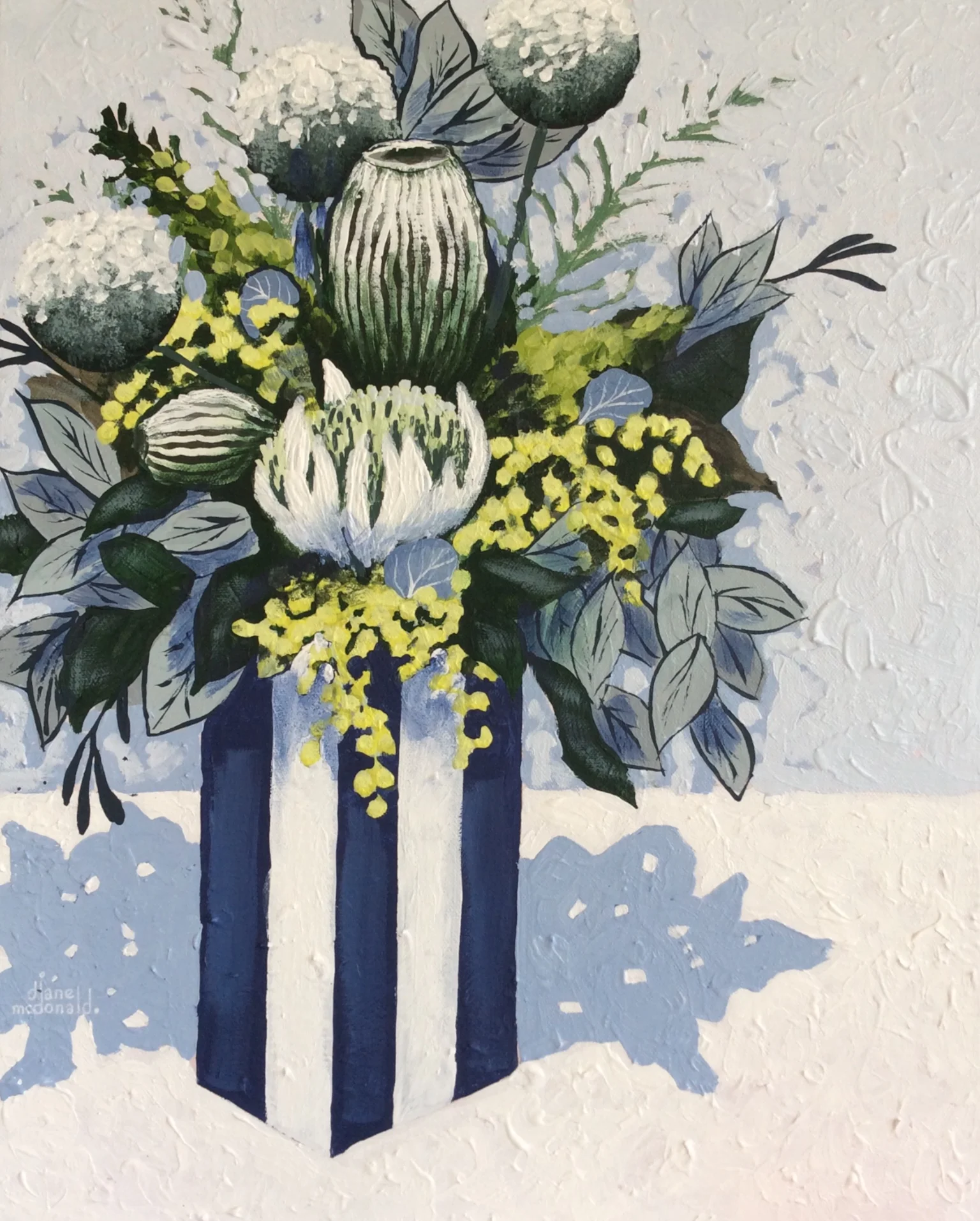 Wattle in Stripes (small)