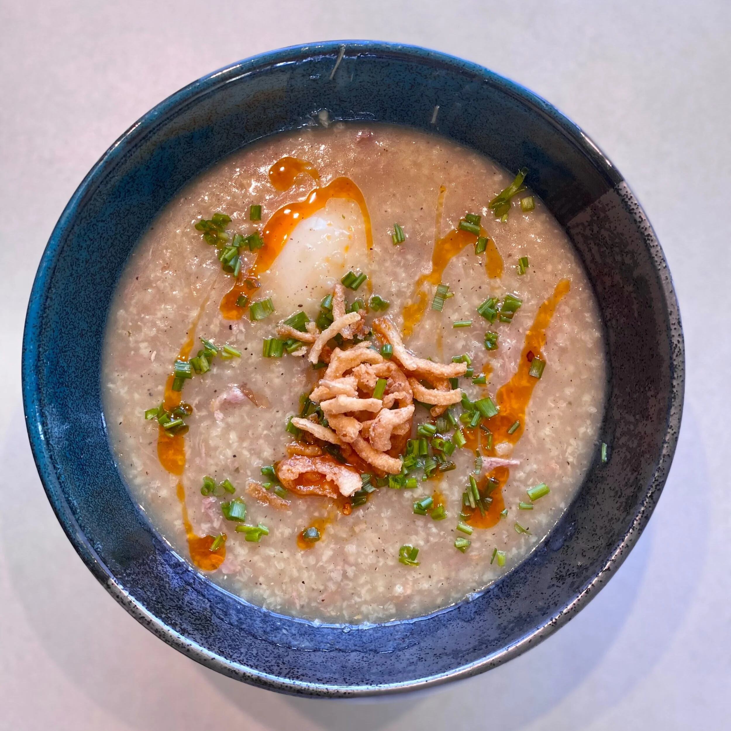 Duck Confit Congee (Jook)