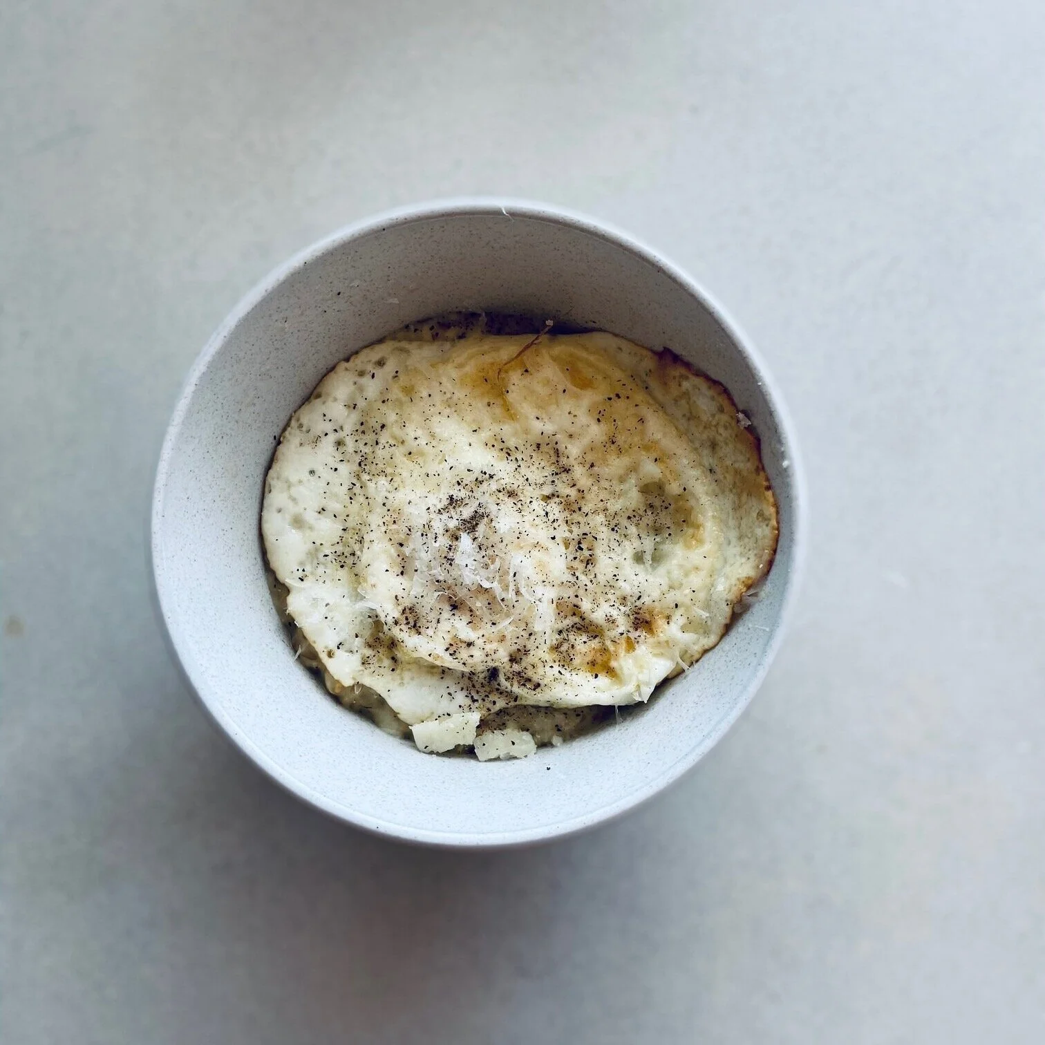Savory Oatmeal: Cacio e Pepe