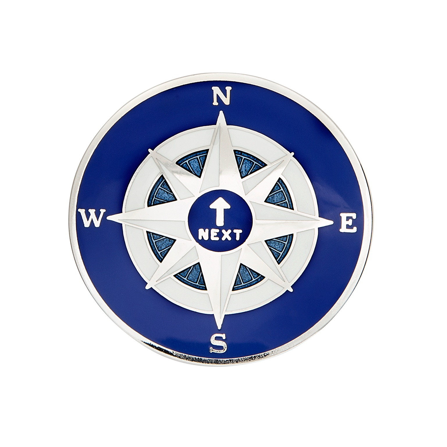 Compass Coin with our specialty “Spinner” design