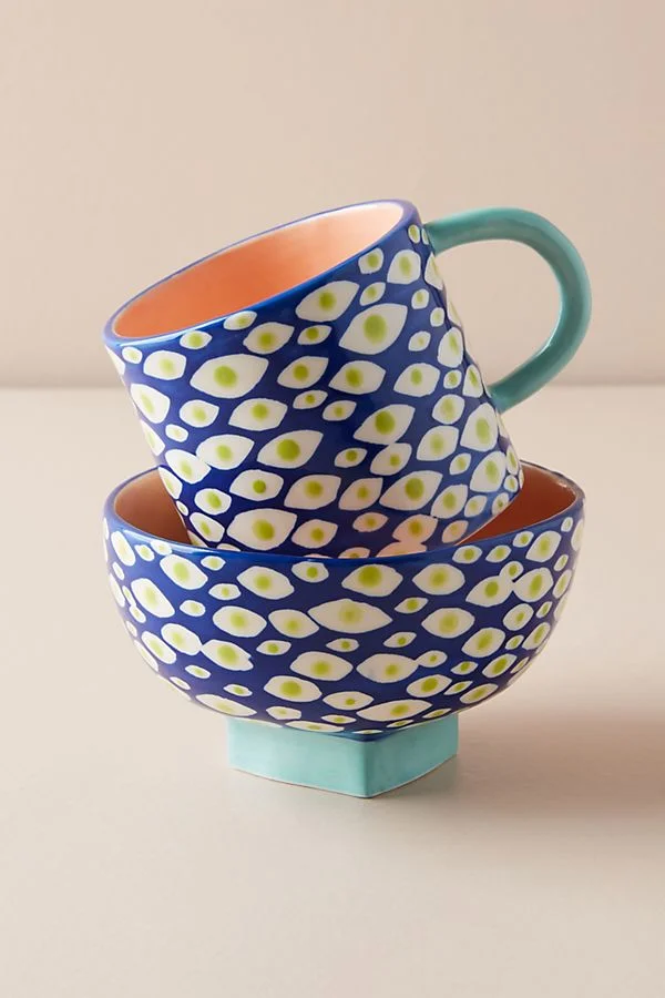 mugs and bowls for Anthropologie