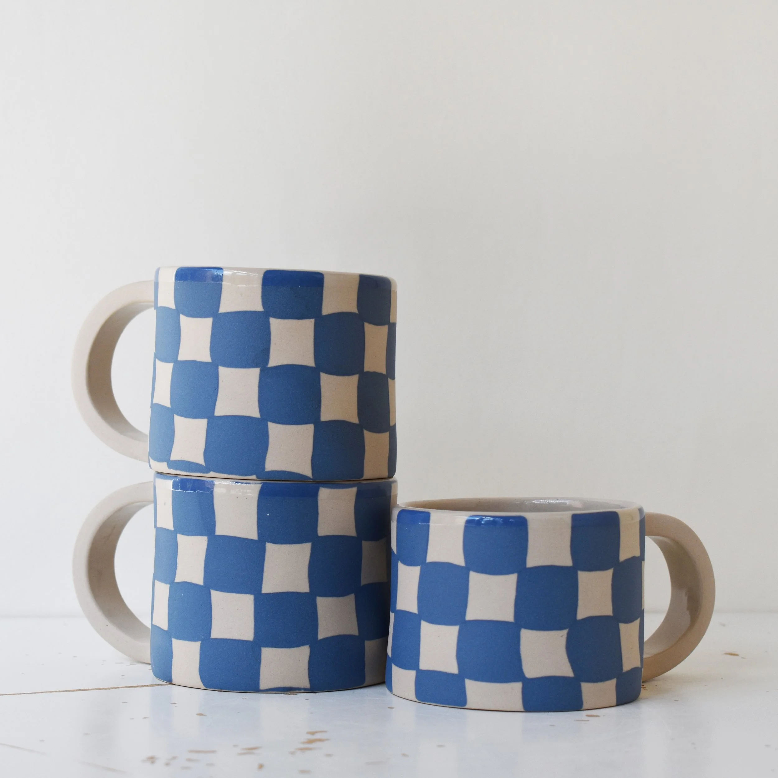 blue checkerboard