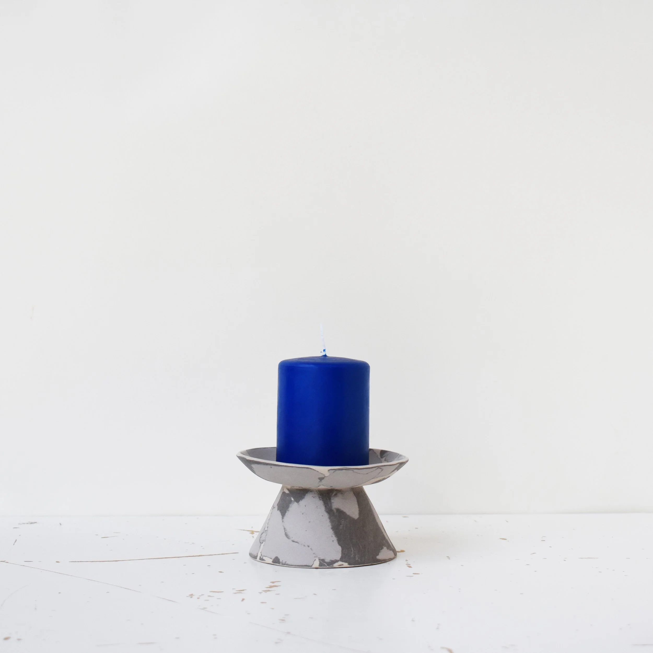 SECONDS! - crazy paving candle stick