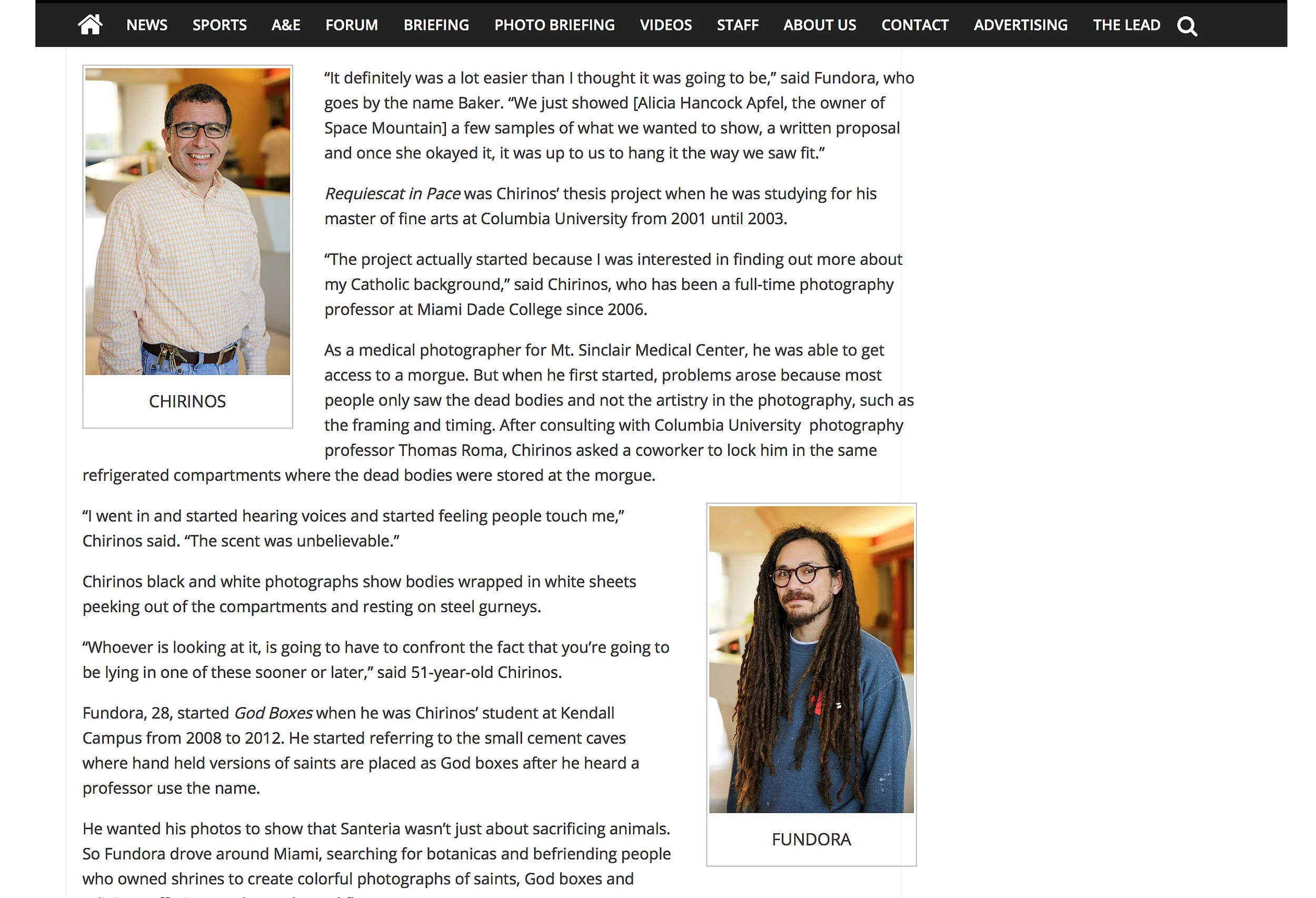 Hope & Reality featured in The Reporter