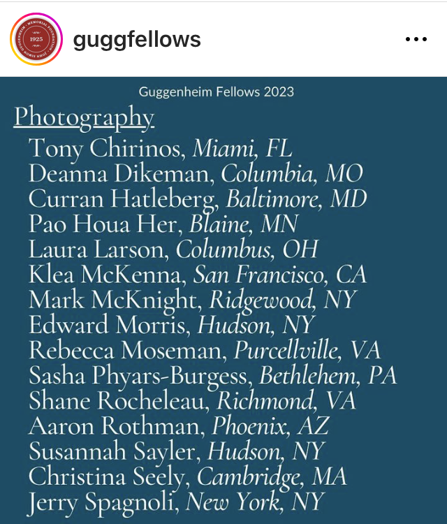 Guggenheim Fellows 2023 in Photography