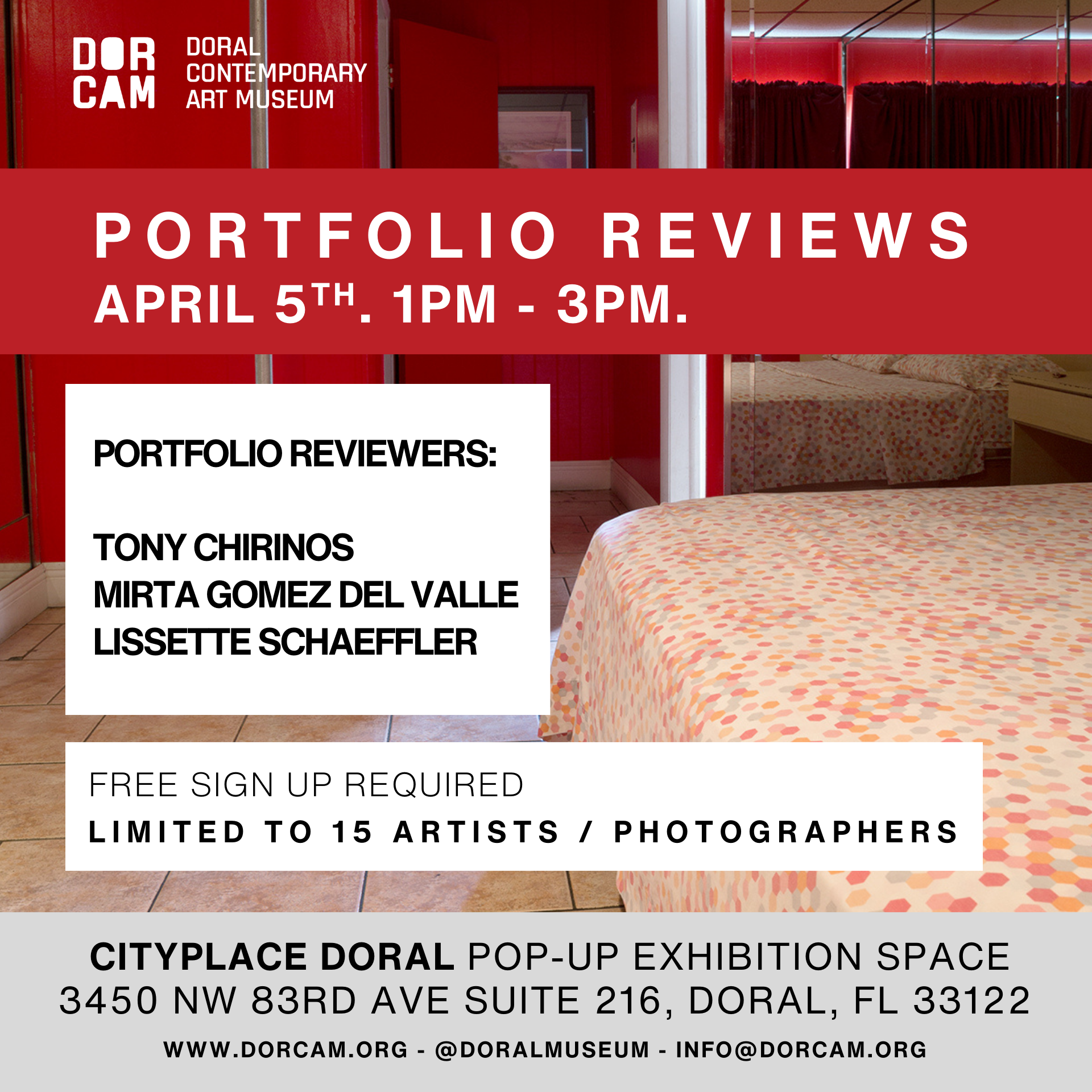 Portfolio Reviews at Doral Contemporary Art Museum