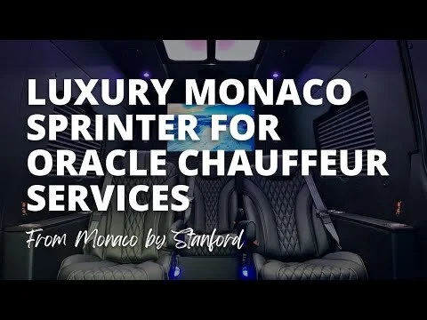 Luxury Monaco Sprinter for Oracle Chauffeur Services