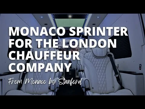 Luxury Mercedes Sprinter Monaco for The London Chauffeur Company