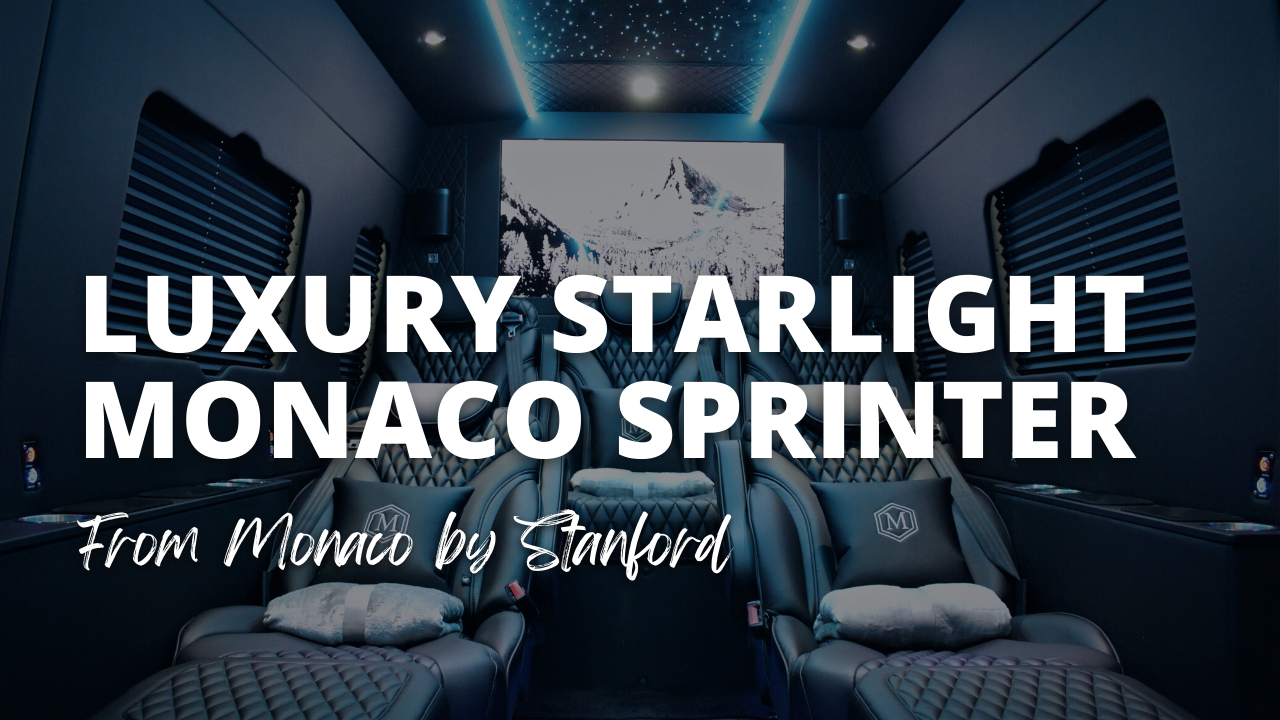 Luxury Mercedes Sprinter Conversion with Starlight Roof!