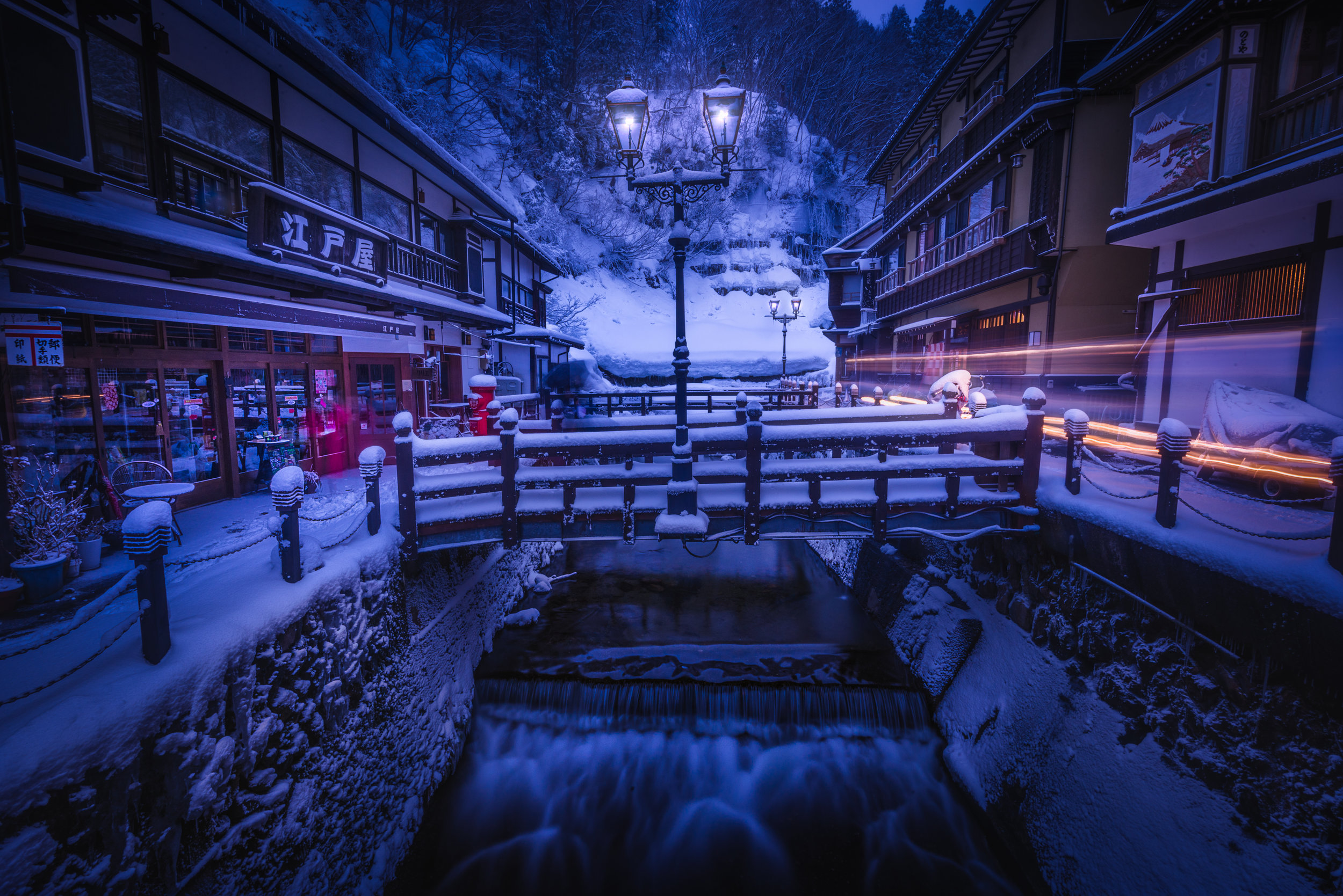 Photo Location: Ginzan Onsen is an onsen area in Obanazawa, Yamagata Prefecture, Japan