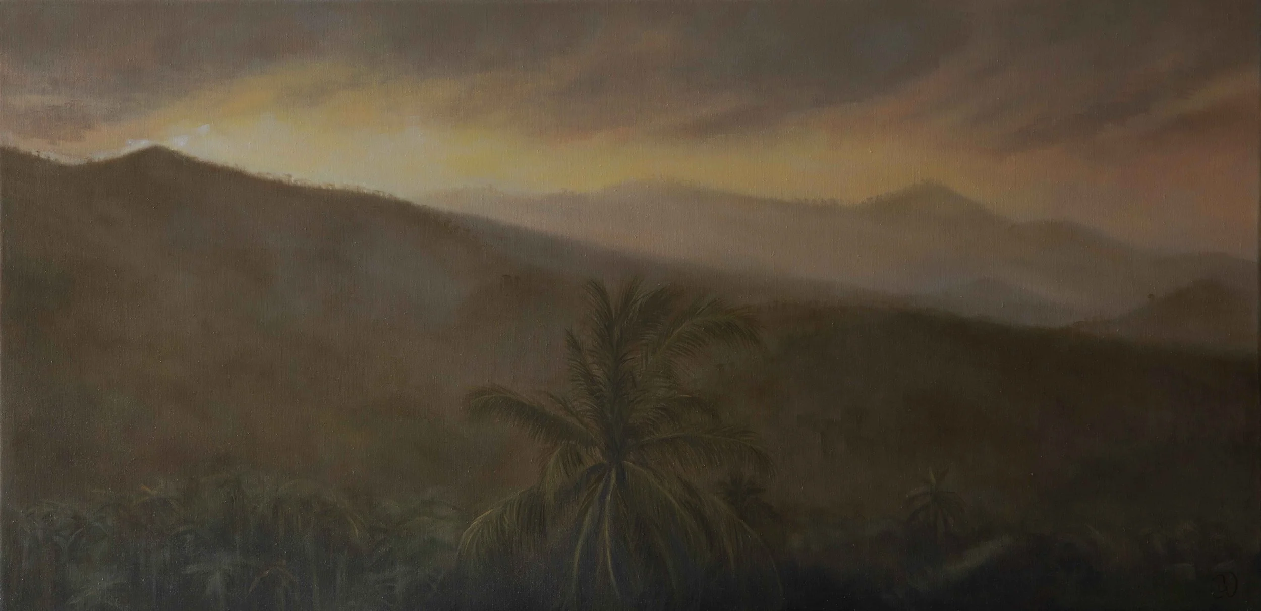 Thailand, 2025 - oil on linen, 80 x 165 cm