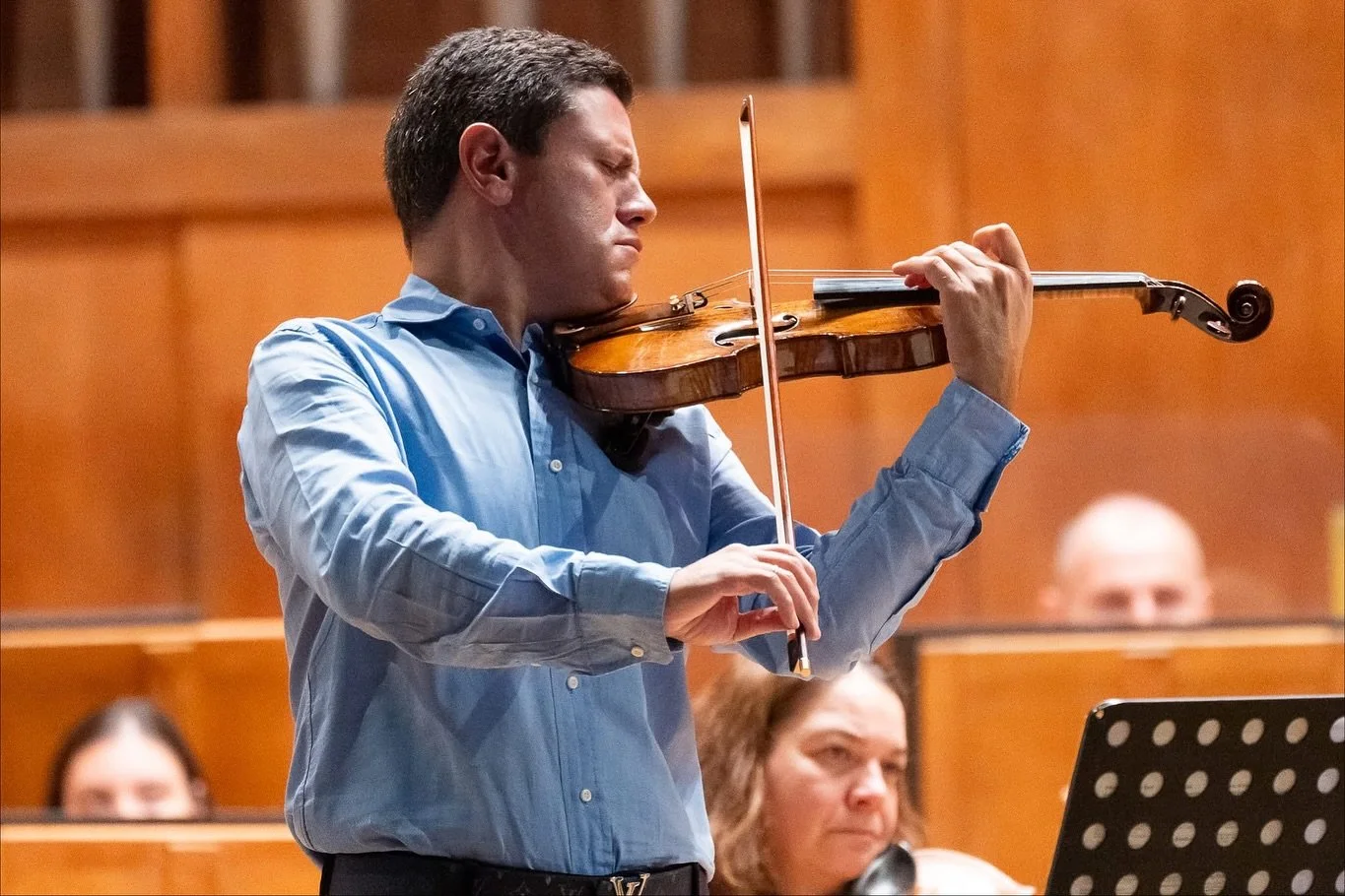 L.V. Beethoven Violin Concerto rehearsal with Sofia Philharmonic Orchestra and Maestro Conrad van Alphen 🎻🎶