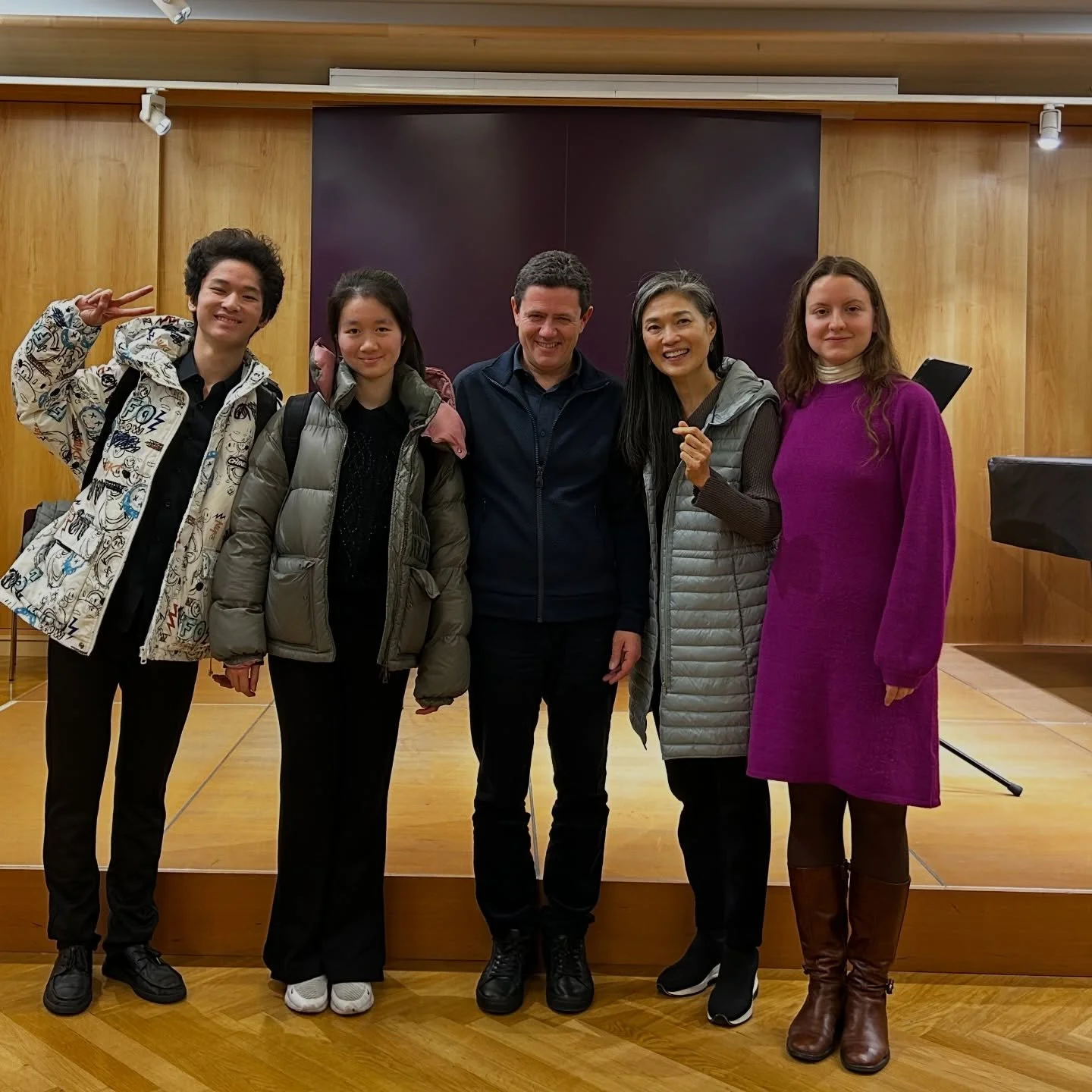 After a very successful masterclass at the MDW with Prof. Kyung Sun Lee 🎶✨