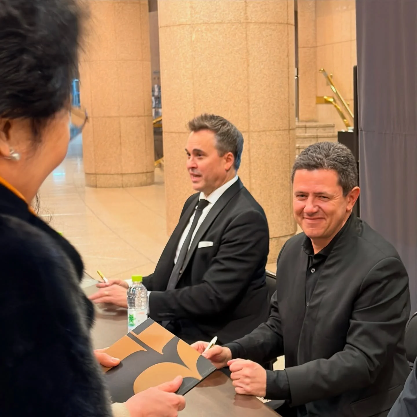 signing session after our concert at the Seoul Art Center