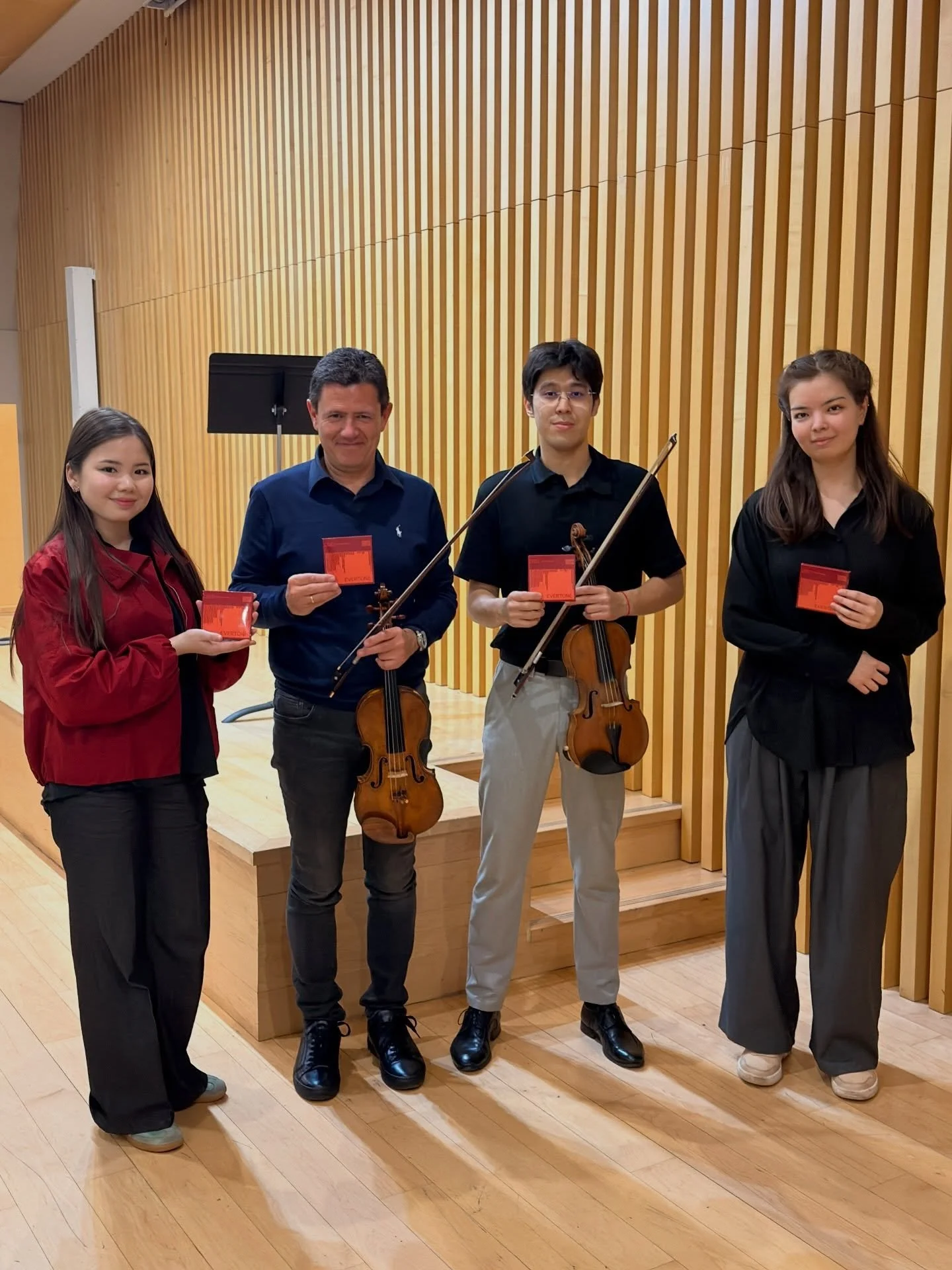 I&rsquo;m truly enjoying my masterclasses here in Astana, Kazakhstan 🇰🇿

Such talented, attentive young students and an inspiring atmosphere &mdash; it&rsquo;s a real pleasure to work with all of you!

A big thank you to Thomastik-Infeld Strings fo