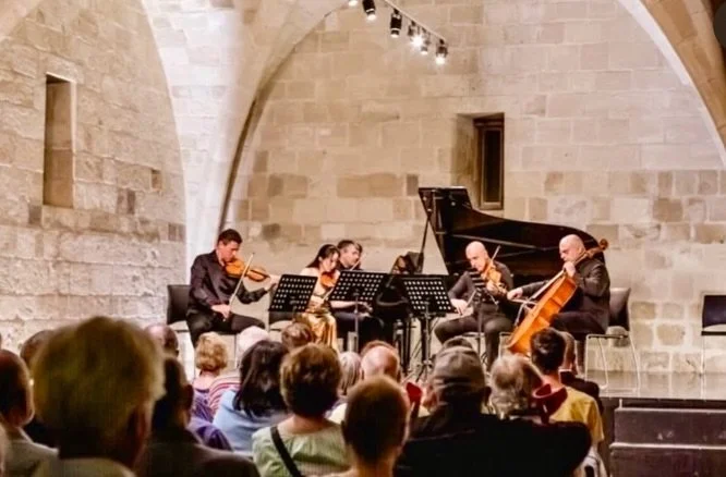 some more pics from our Schumann Piano Quintet at the Pharos Chamber Music Festival 😊👍