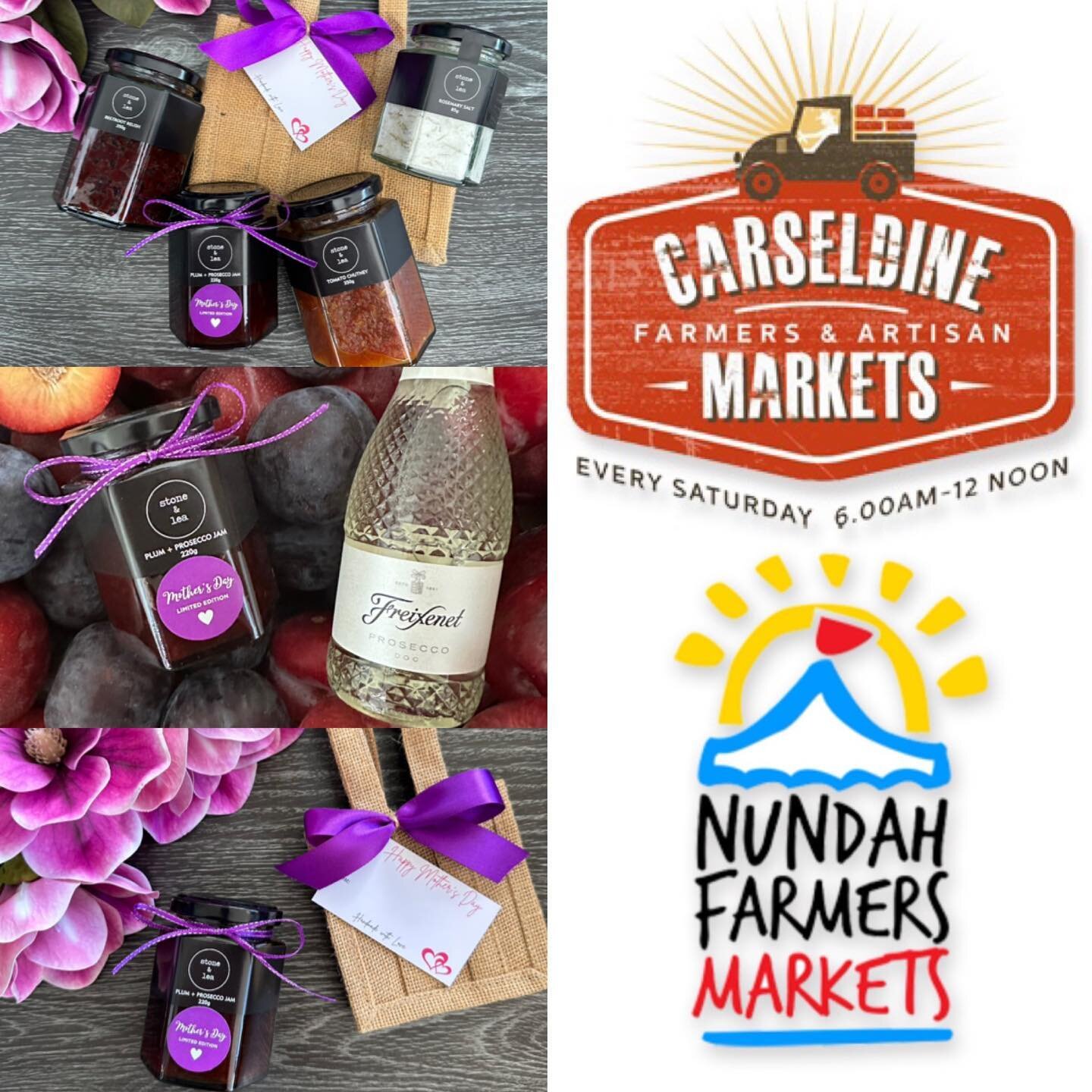 Treat your Mum this 𝓜𝓸𝓽𝓱𝓮𝓻&rsquo;𝓼 𝓓𝓪𝔂 with our #jarsofgoodness 💜🥂 at the Markets this weekend
𝙎𝙖𝙩𝙪𝙧𝙙𝙖𝙮- @carseldinefarmersmarkets
𝙎𝙪𝙣𝙙𝙖𝙮- @nundahmarkets

🛒 Click &amp; collect from our online SHOP

https://www.stoneandlea.