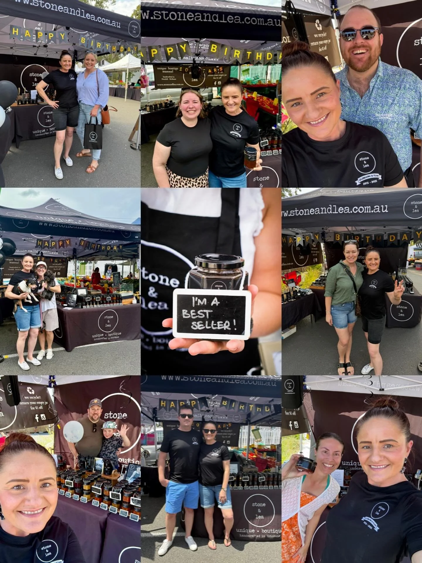 A VERY BIG THANK YOU to everyone who came out and visited us on the weekend for our 10yr anniversary celebrations 🖤🎉

We&rsquo;re absolutely feeling the love &amp; support from each and every one of you, OG customers and new lovers of our #jarsofgo