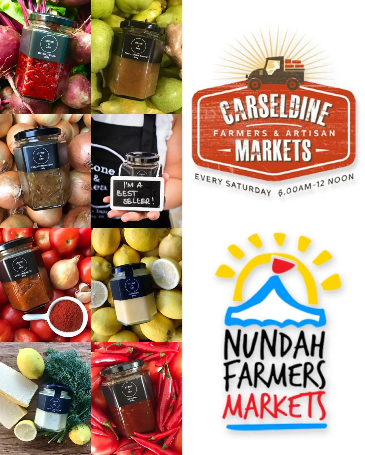 Despite not a great weather forecast for the weekend in Brisbane we WILL be attending our Markets on both mornings for you to top up your #jarsofgoodness so please bring a brolly and come out for a Market visit and support the small businesses if you