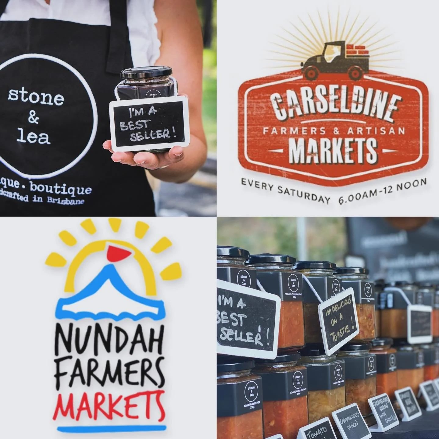 Back at the Markets this weekend ✌🏼 see you there! 

𝙎𝙖𝙩𝙪𝙧𝙙𝙖𝙮- @carseldinefarmersmarkets 
𝙎𝙪𝙣𝙙𝙖𝙮- @nundahmarkets