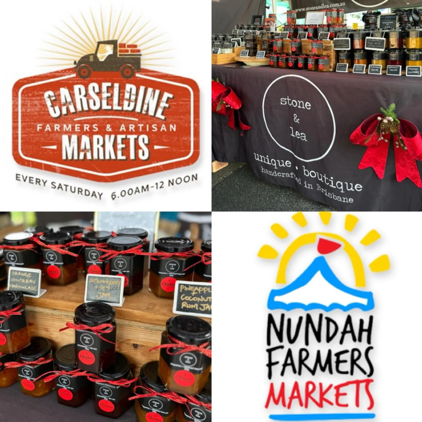 It&rsquo;s the last weekend of Markets for 2025 🎉 
We are fully stocked and ready to help you with all your Christmas gifting and feasting!
See you here👇🏼
𝙎𝙖𝙩𝙪𝙧𝙙𝙖𝙮- @carseldinefarmersmarkets 
𝙎𝙪𝙣𝙙𝙖𝙮- @nundahmarkets