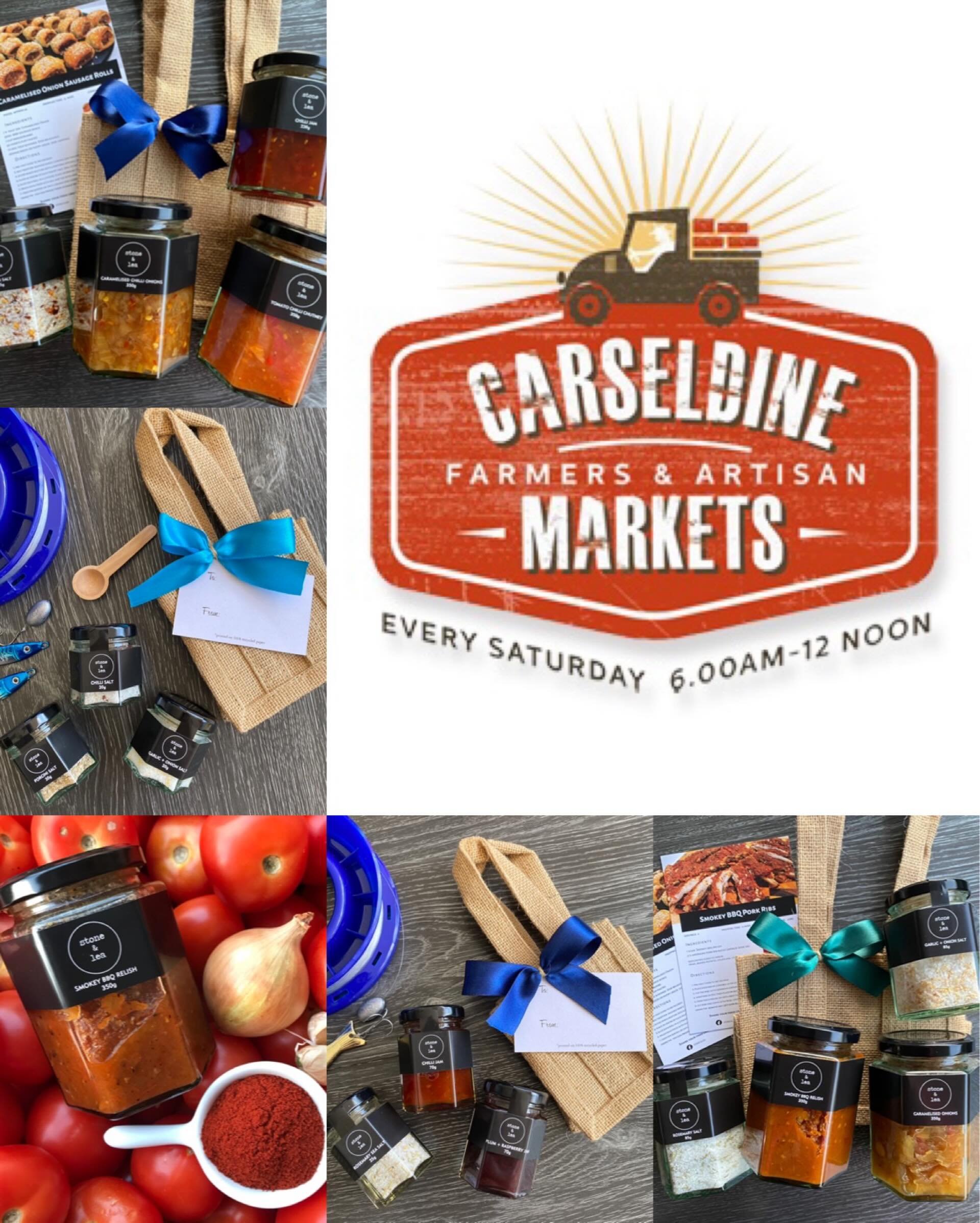 𝓗𝓪𝓹𝓹𝔂 𝓢𝓪𝓽𝓾𝓻𝓭𝓪𝔂 from the @carseldinefarmersmarkets 😁
With Father&rsquo;s Day coming up, we have our tables full of our #jarsofgoodness plus gorgeous gift bags 🎁 for Dad
Open until 12noon

SHOP: https://www.stoneandlea.com.au/shop
