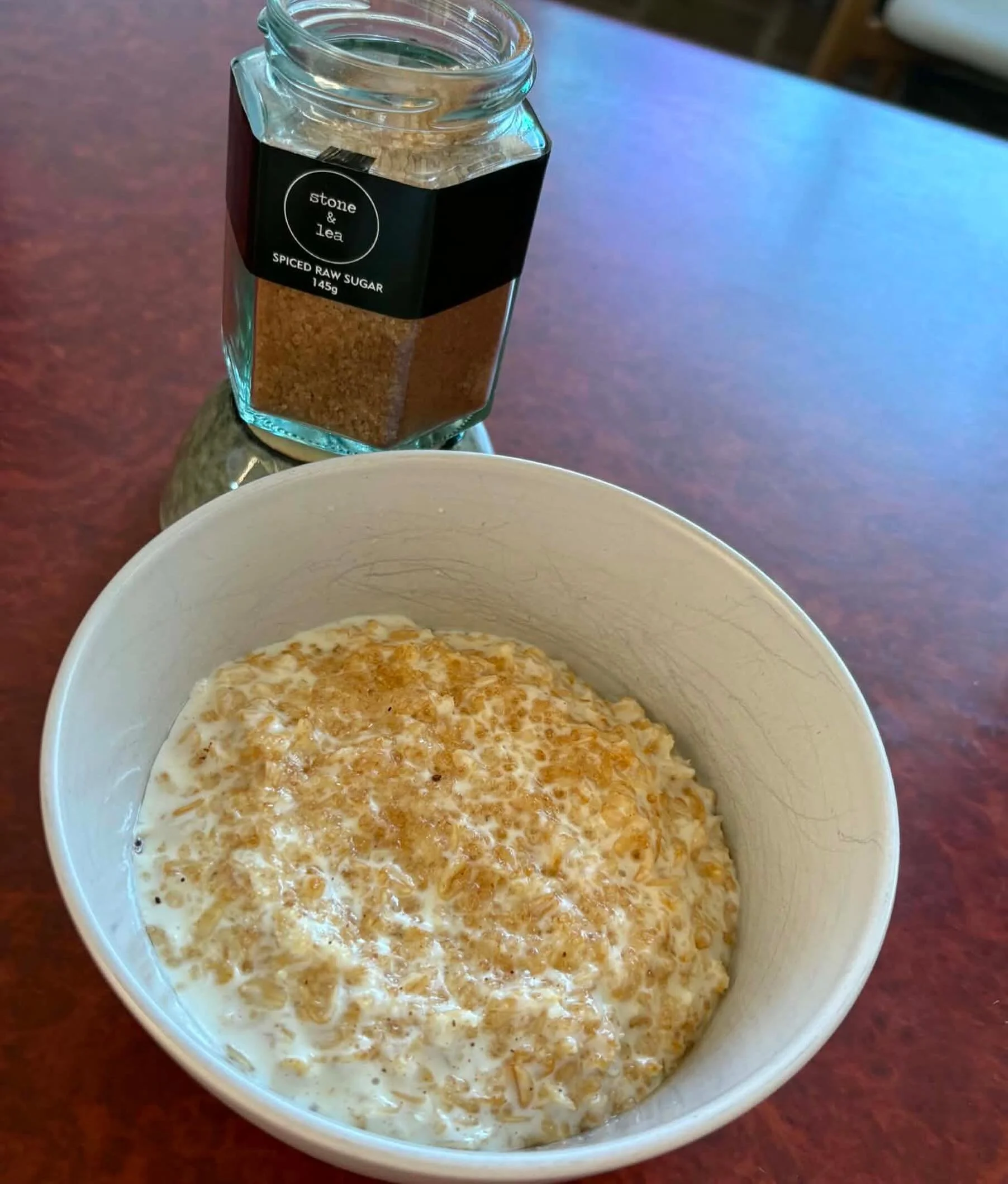 There is something special about a warm bowl of creamy porridge on these cool mornings ☺️ especially when it&rsquo;s topped with a generous sprinkle of our Spiced Raw Sugar!

Adding our unique sugary warming spice blend is the easiest way to add a to