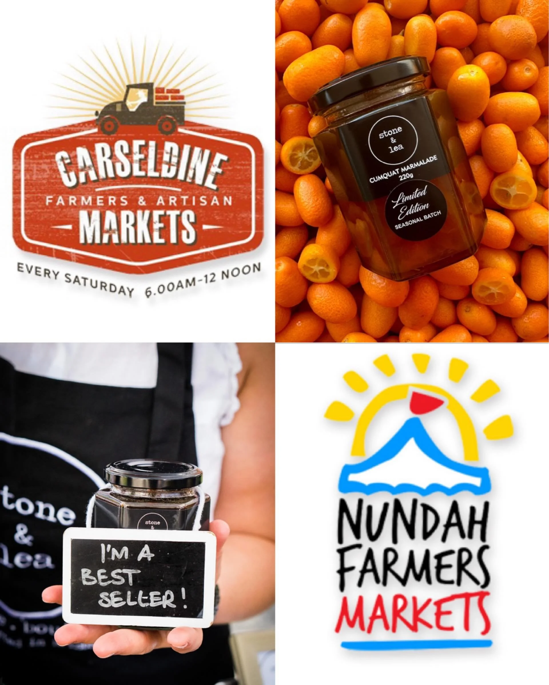 🍊 Our seasonal limited batch Cumquat Marmalade is back in stock, sourced from locally grown Cumquats and hand sliced by Rosanne herself. If you like it chunky then this one is for you! Available online and at the Markets this weekend 
📍 𝙎𝙖𝙩𝙪𝙧?