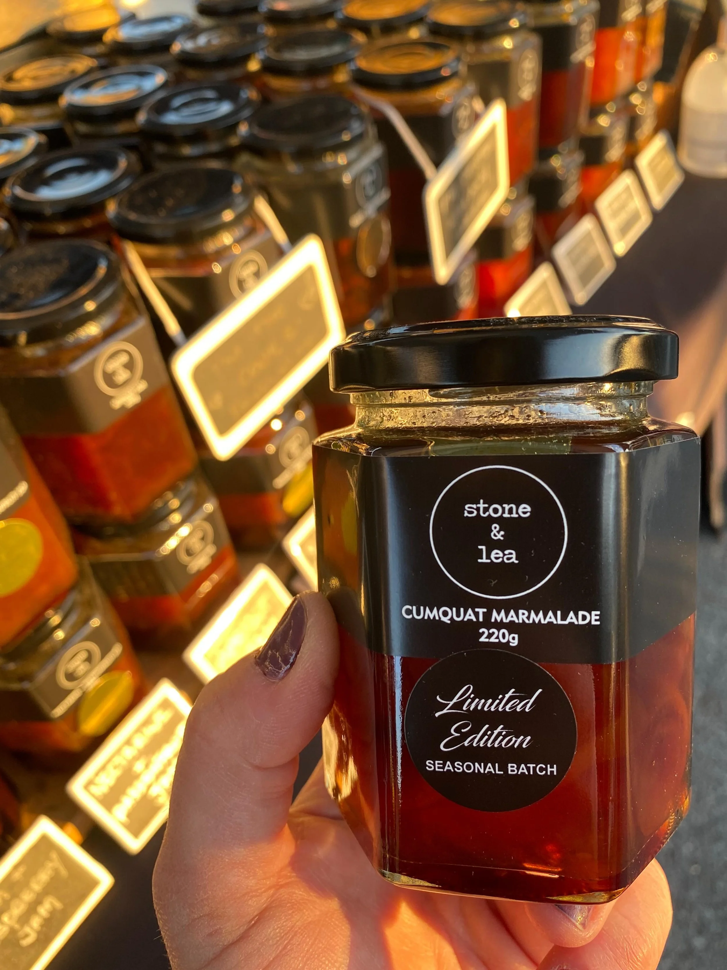Good morning Brisbane ☀️ it&rsquo;s a sensational morning here at the @carseldinefarmersmarkets 
Our seasonal Cumquat Marmalade is back on the tables today ready to be spread on your toast or enjoyed on your cheese platter! Open until 12noon

SHOP: h